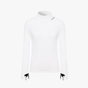 PEARL HALFNECK T-SHIRT(WHITE)
