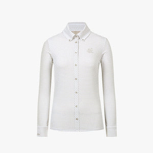 WAFFLE BUTTON T-SHIRT(BEIGE)