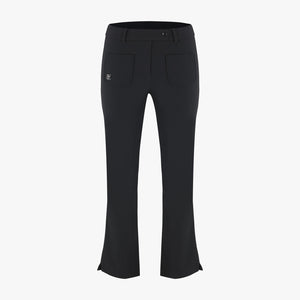 BOOT CUT WOOL-BLEND PANTS(BLACK)