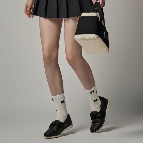 PEARL RIBBON MID SOCKS(REAM)