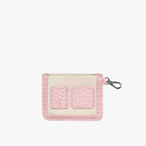 CROC NAME TAG WITH TEE HOLDER(PINK CHORAL)