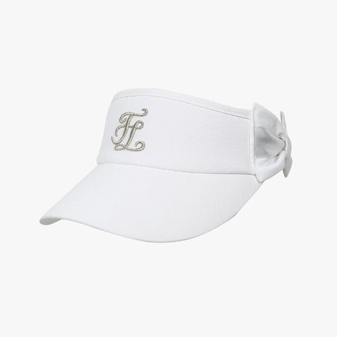 SIDE RIBBON POINT VISOR(WHITE)