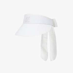 GINGHAM CHECK VISOR(WHITE)