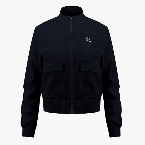 OUT-POCKET BLOUSON JUMPER(NAVY)