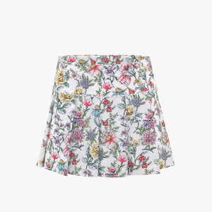 SEERSUCKER PLEATED SKIRT(PINK CHORAL)