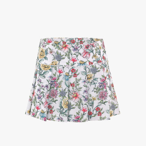 SEERSUCKER PLEATED SKIRT(PINK CHORAL)