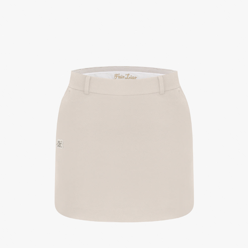 [FL SIGNATURE] FL H-LINE SKIRT(BEIGE)