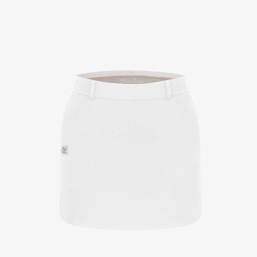 [FL SIGNATURE] FL H-LINE SKIRT(WHITE)