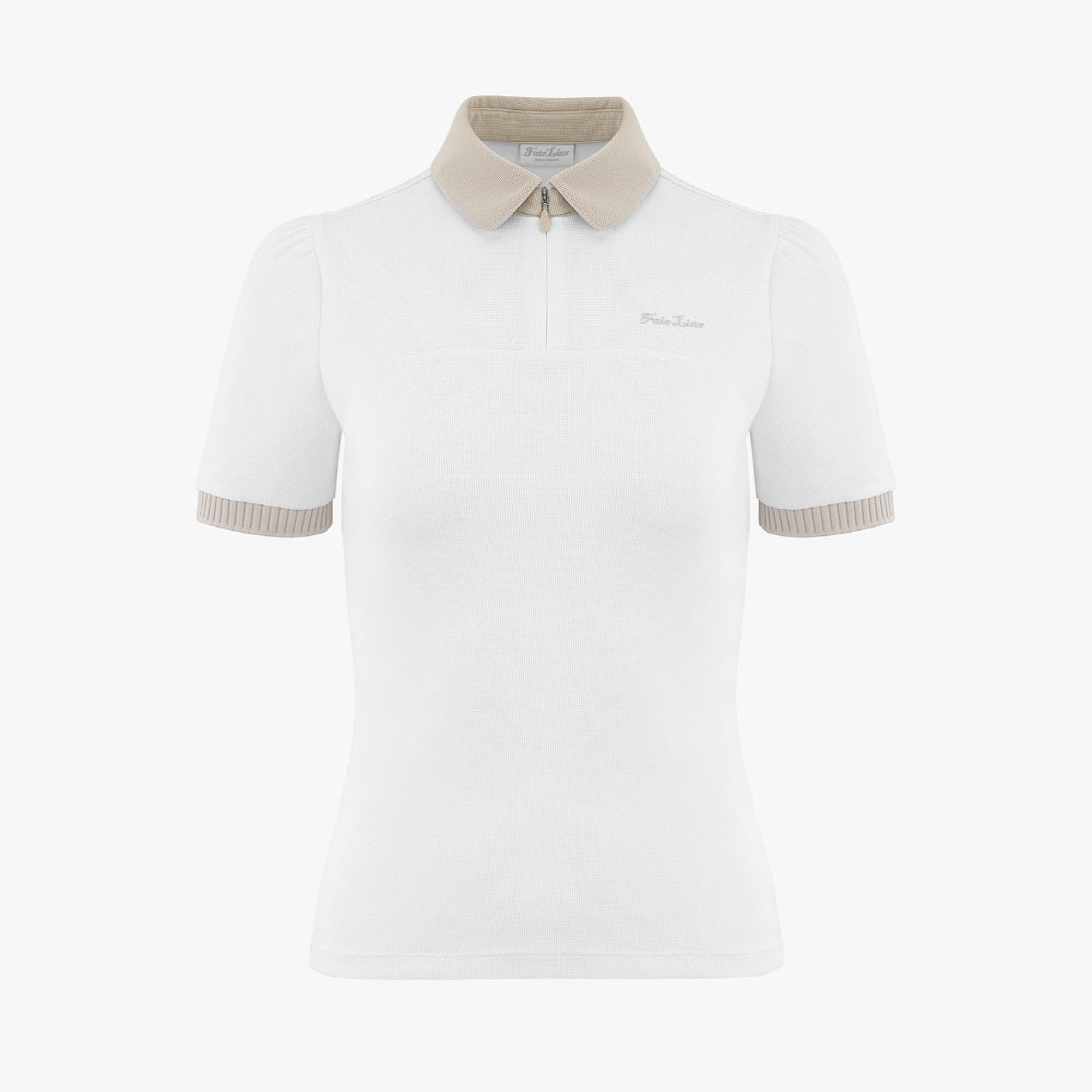 PETIT COLLAR T-SHIRT(WHITE)