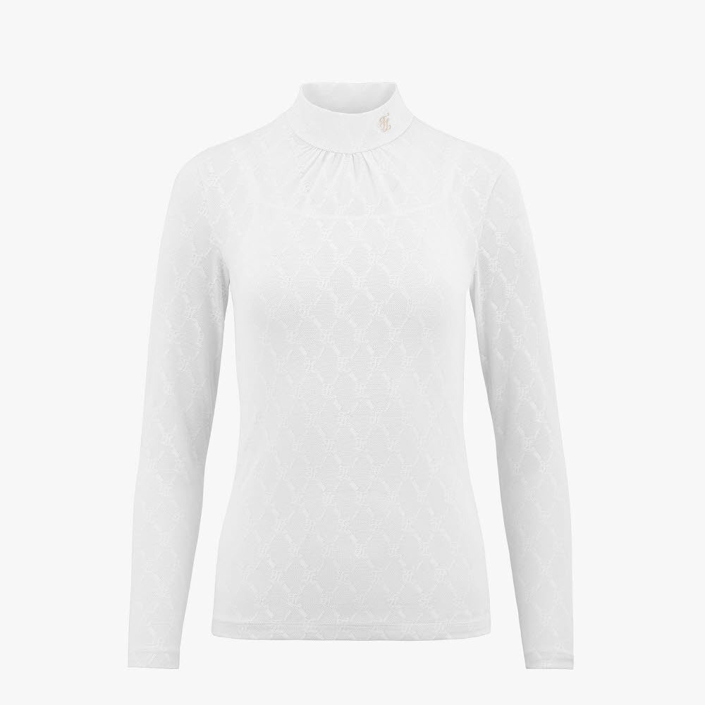 SLIP SET LOGO PATTERN T-SHIRT(WHITE)