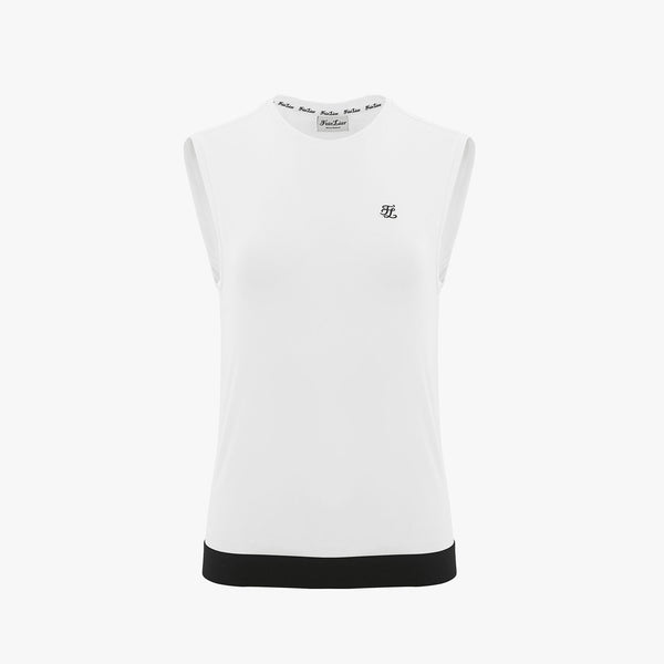 VEST SET COOL T-SHIRT(WHITE)