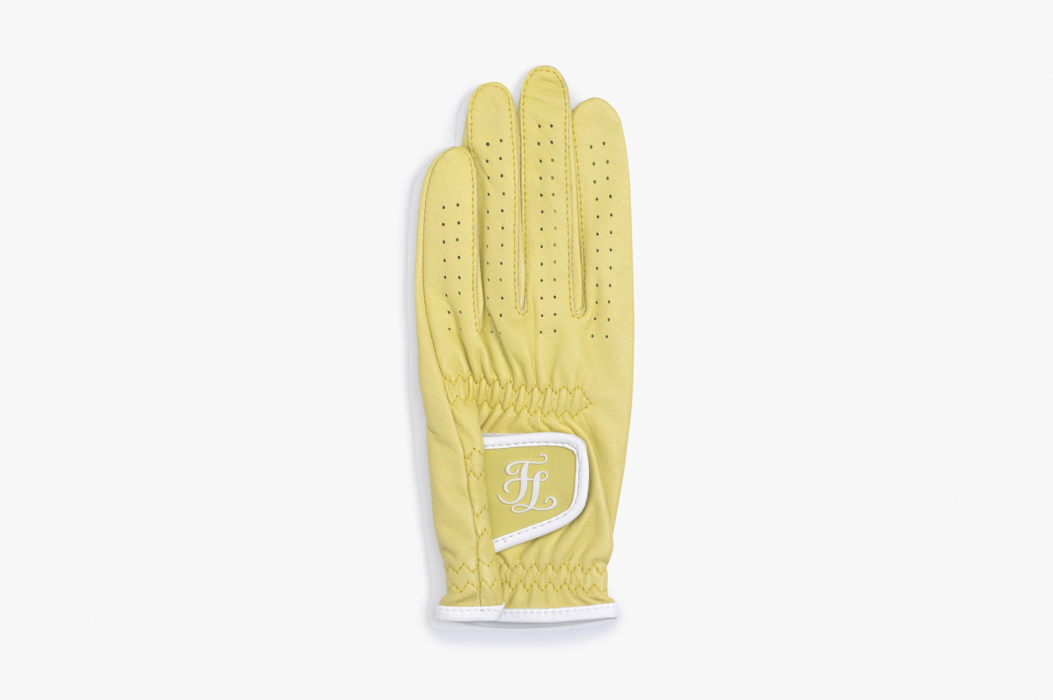 LAMB LEATHER COLORED GLOVE(LEMON)