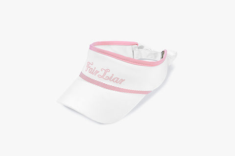 STRIPE COLORED VISOR(WHITE)