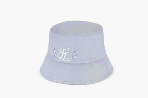 [FL COMFY] SYMBOL BUCKET HAT(CERAMIC BLUE)