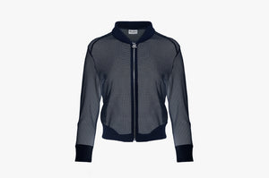 MESH BOMBER JACKET(NAVY)