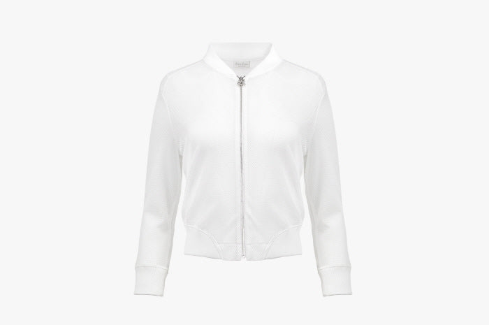 MESH BOMBER JACKET(WHITE)