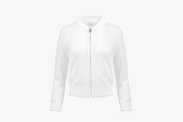 MESH BOMBER JACKET(WHITE)