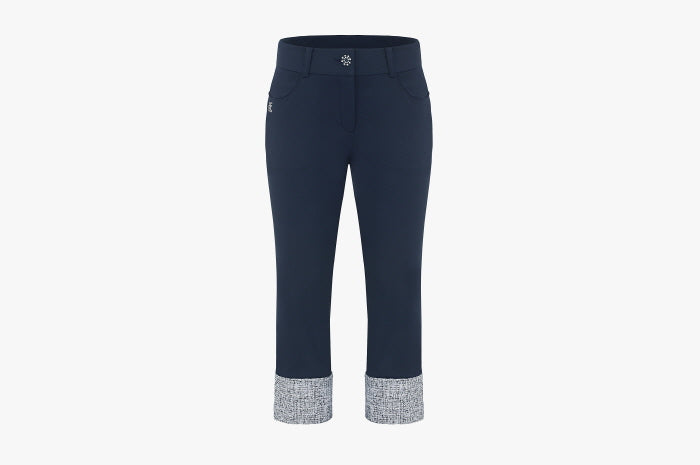 TWEED STRAIGHT PANTS(NAVY)