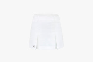 twin pleats skirt(WHITE)