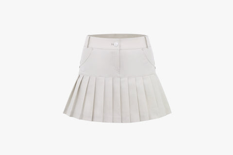 DANGO PLEATS SKIRT(BEIGE)
