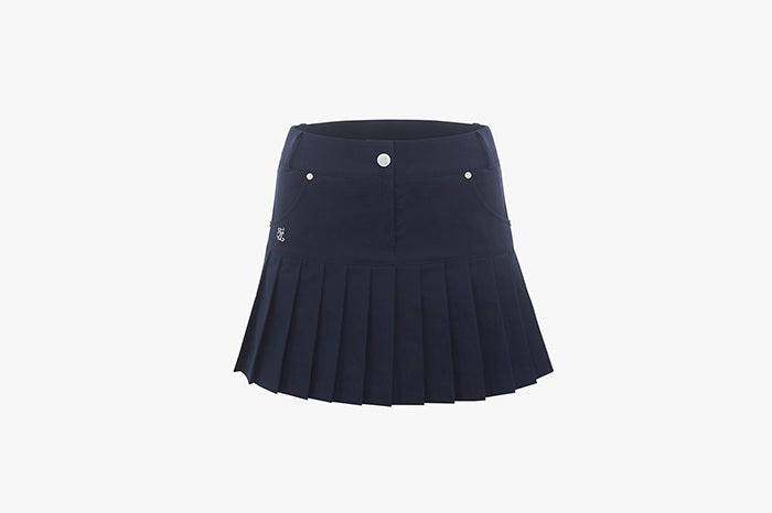 DANGO PLEATS SKIRT(NAVY)