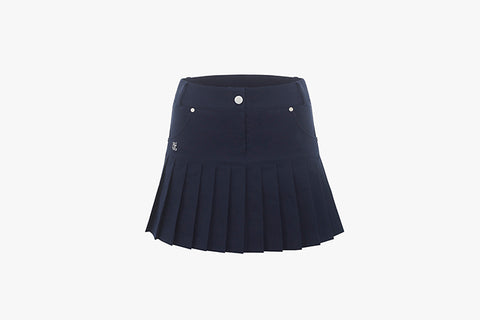 DANGO PLEATS SKIRT(NAVY)
