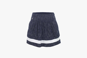 HIGHWAIST TWEED SKIRT(NAVY)
