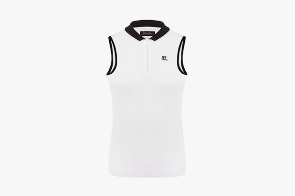 PETIT COLLAR PEARL KNIT(WHITE)