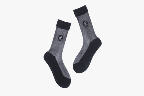 TRANSPARENT ANKLE SOCKS(BLACK)