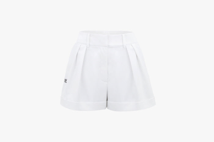 PINTUCK SHORTS(WHITE)