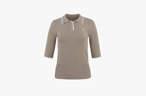 FLAP COLLAR KNIT(BEIGE)