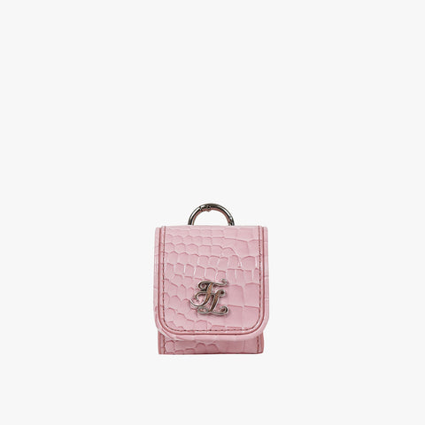 CROC BALL POUCH(PINK CHORAL)