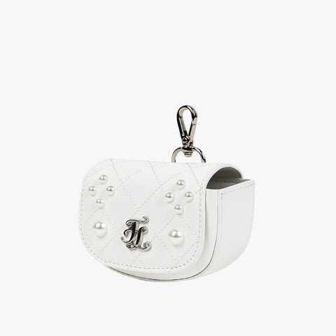 PEARL 2BALL POUCH(WHITE)