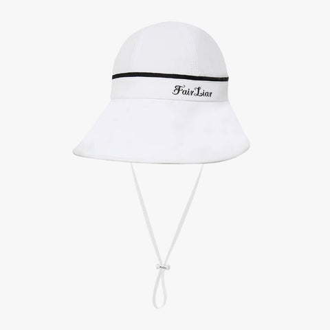 SLIT BUCKET HAT(WHITE)