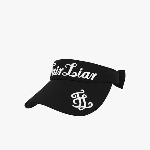 LOGO RIBBON WIDE VISOR(BLACK)