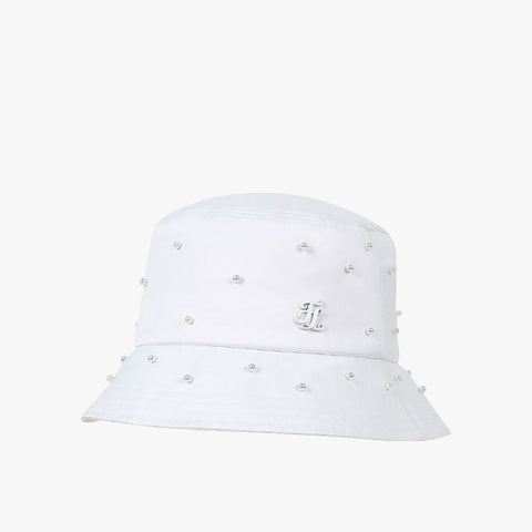 PEARL BUCKET HAT(WHITE)