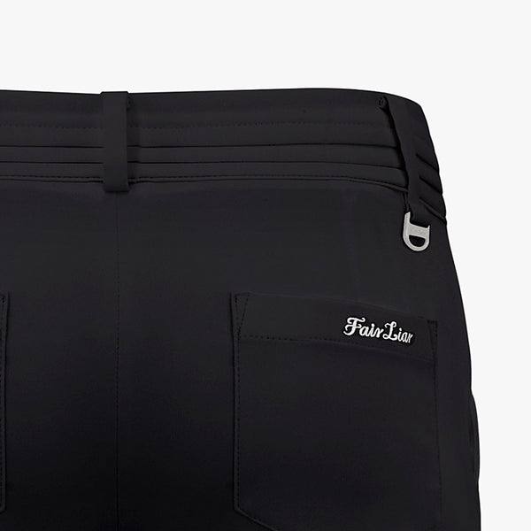 SLIT LINE PANTS(BLACK)