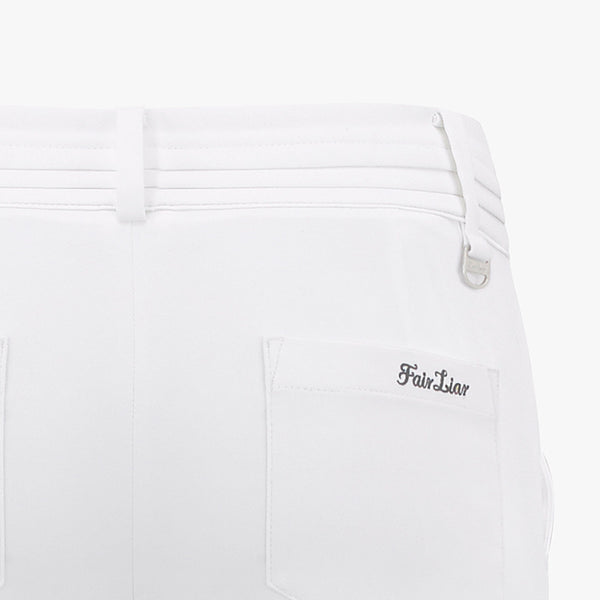 SLIT LINE PANTS(WHITE)