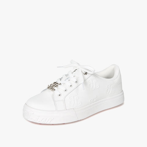 EMBOSS LOGO GOLF SHOES(WHITE)