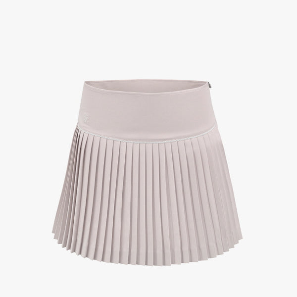 ALL-THAT FLARE PLEATS SKIRT(BEIGE)