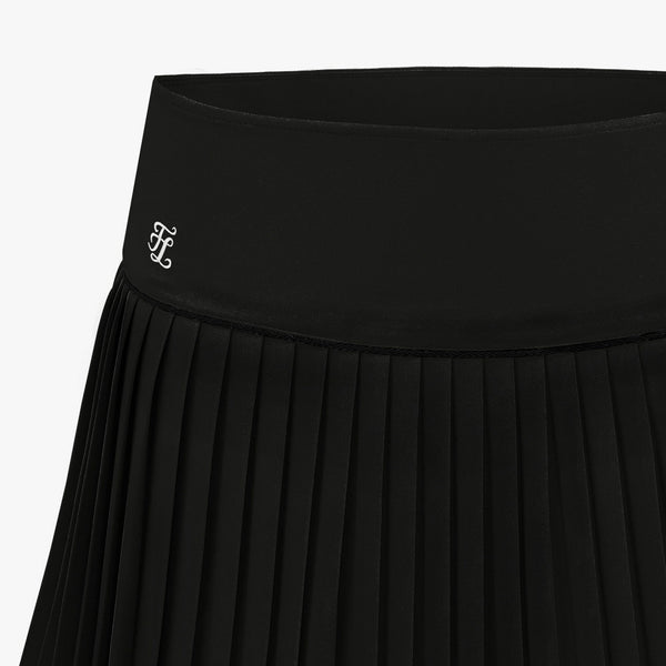 ALL-THAT FLARE PLEATS SKIRT(BLACK)