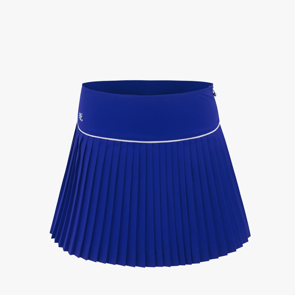 ALL-THAT FLARE PLEATS SKIRT(CERAMICS BLUE)