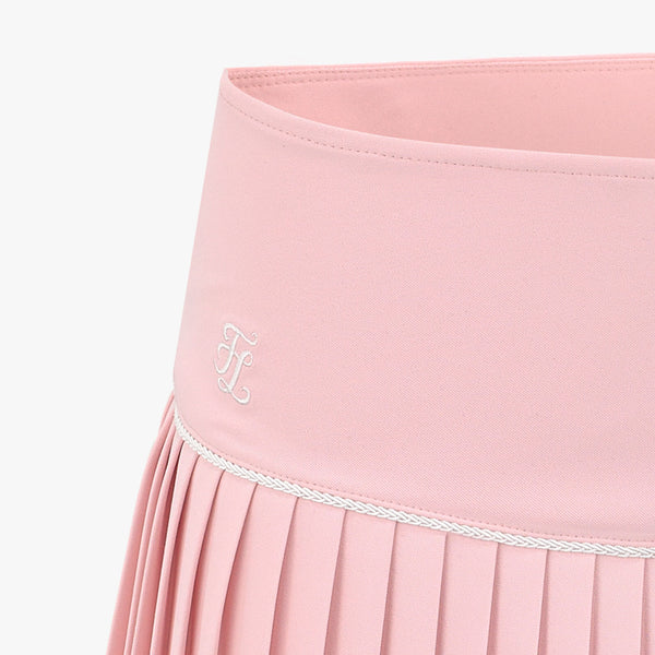 ALL-THAT FLARE PLEATS SKIRT(PINK CHORAL)