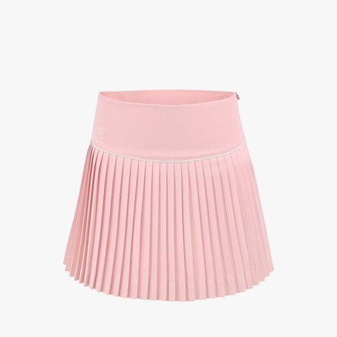 ALL-THAT FLARE PLEATS SKIRT(PINK CHORAL)