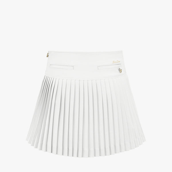 ALL-THAT FLARE PLEATS SKIRT(WHITE)