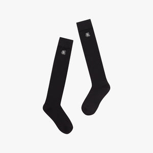 BLACK FL WAPPEN KNEE SOCKS(BLACK)