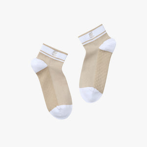 SHORT ANKLE SOCKS(BEIGE)