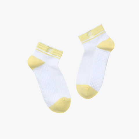 SHORT ANKLE SOCKS(YELLOW)