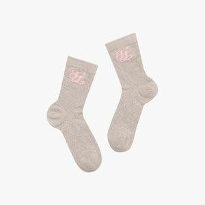 GARDEN ANKLE SOCKS(BEIGE)