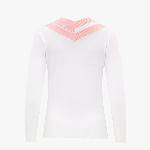 BIG V-NECK KNIT(WHITE)